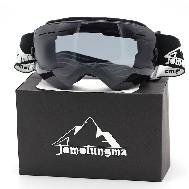 Jomolungma лыжные очки двойные большие сферические линзы UV400 защита от тумана мужские