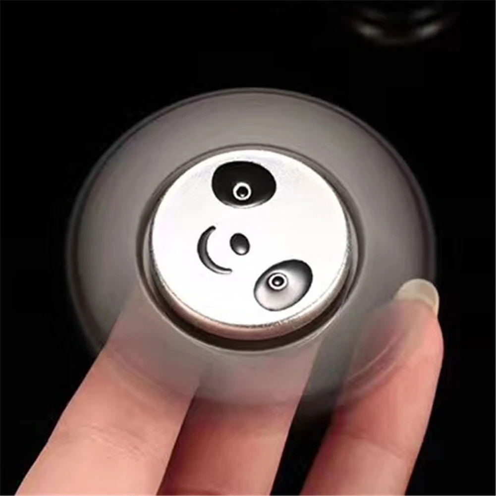 Small Kids Adult Panda Pattern Ceramic Bearing Hand Spinner Alloy Figure Toys | Игрушки и хобби