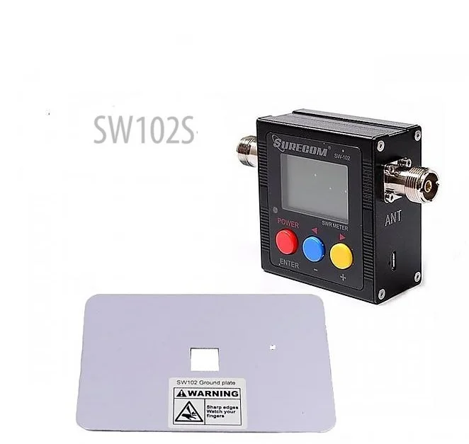 SURECOM VHF/UHF SW 102S SO239 с наземной пластиной для YAESU FT 7900R 2800|Детали устройств связи| |