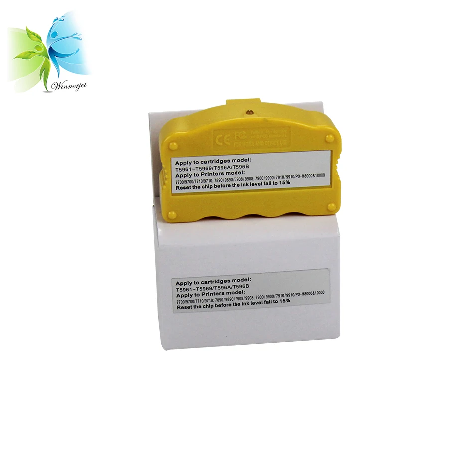 Winnerjet 2 шт. чип Resetter для Epson Stylus Pro 7900 9900 принтер T5961-T5969 T596A T596B T6361-T6369 T636A T636B |