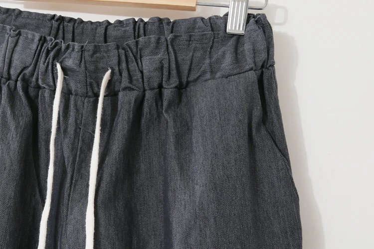 Obrix Loose Light Cotton Casual Style Female Pants Streetwear Sporty Regular Drawstring Elastic Waist Trousers For Everyday Wear
