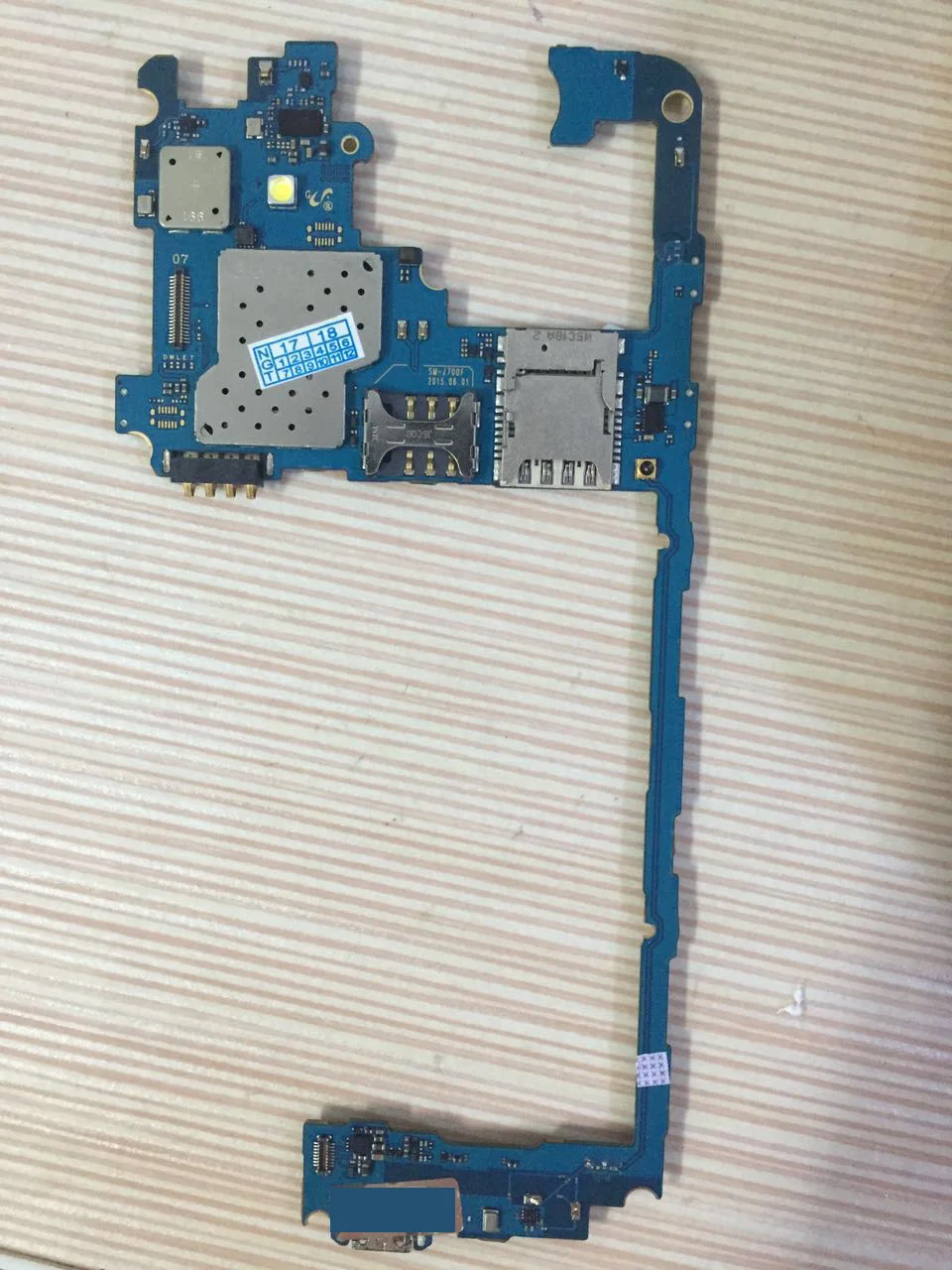 Разблокированная материнская плата с двойной картой для Samsung galaxy j7 j700f замена