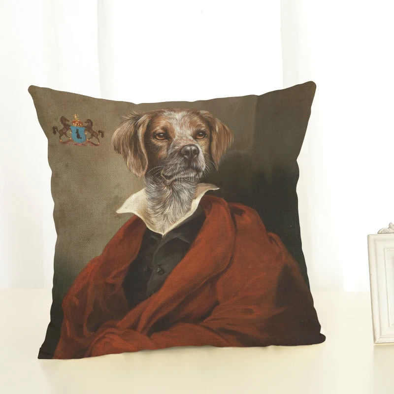 Новый домашний декор животных с принтом наволочка льняная Наволочка