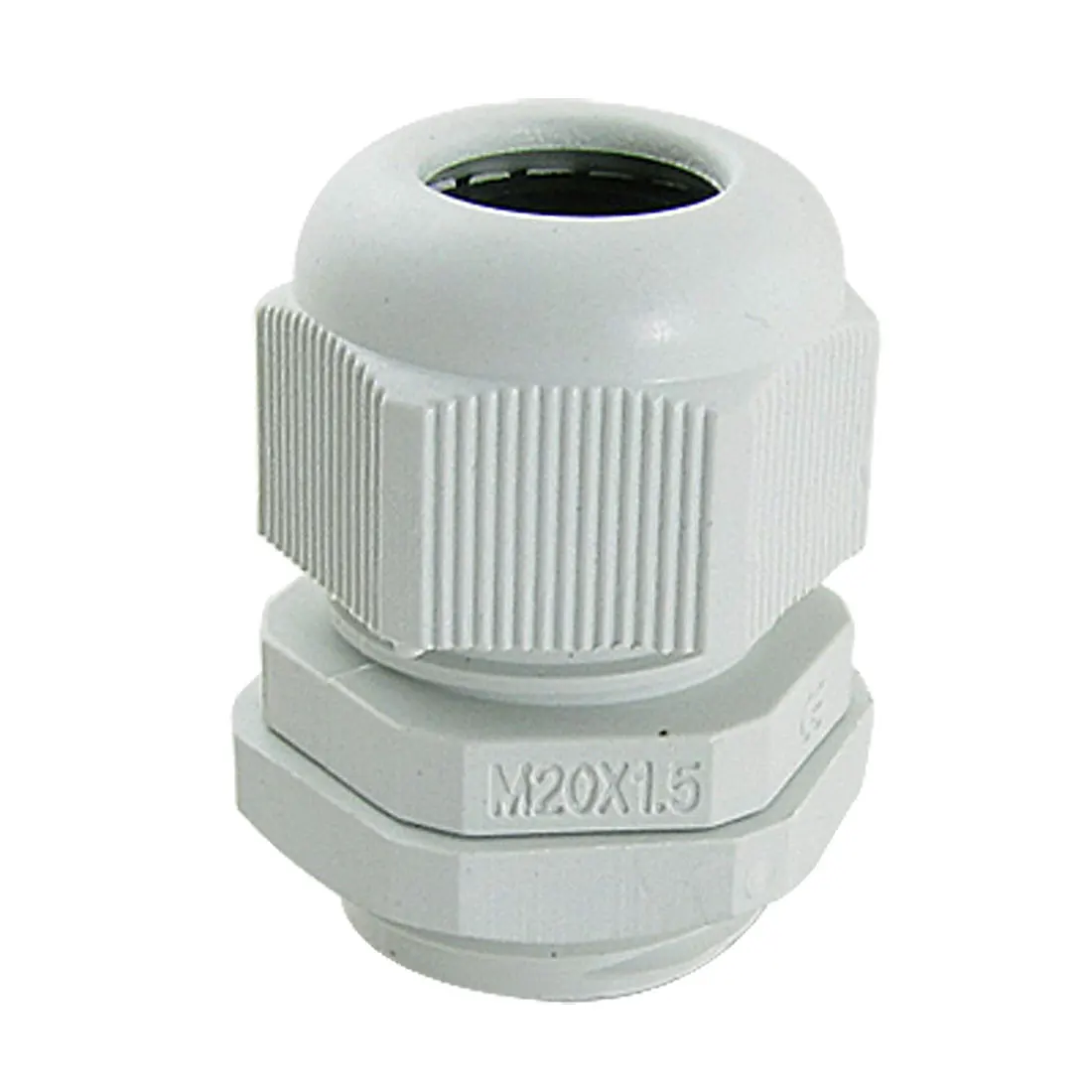 

UXCELL 10 Pcs White Plastic Waterproof Cable Glands M20 X 1.5