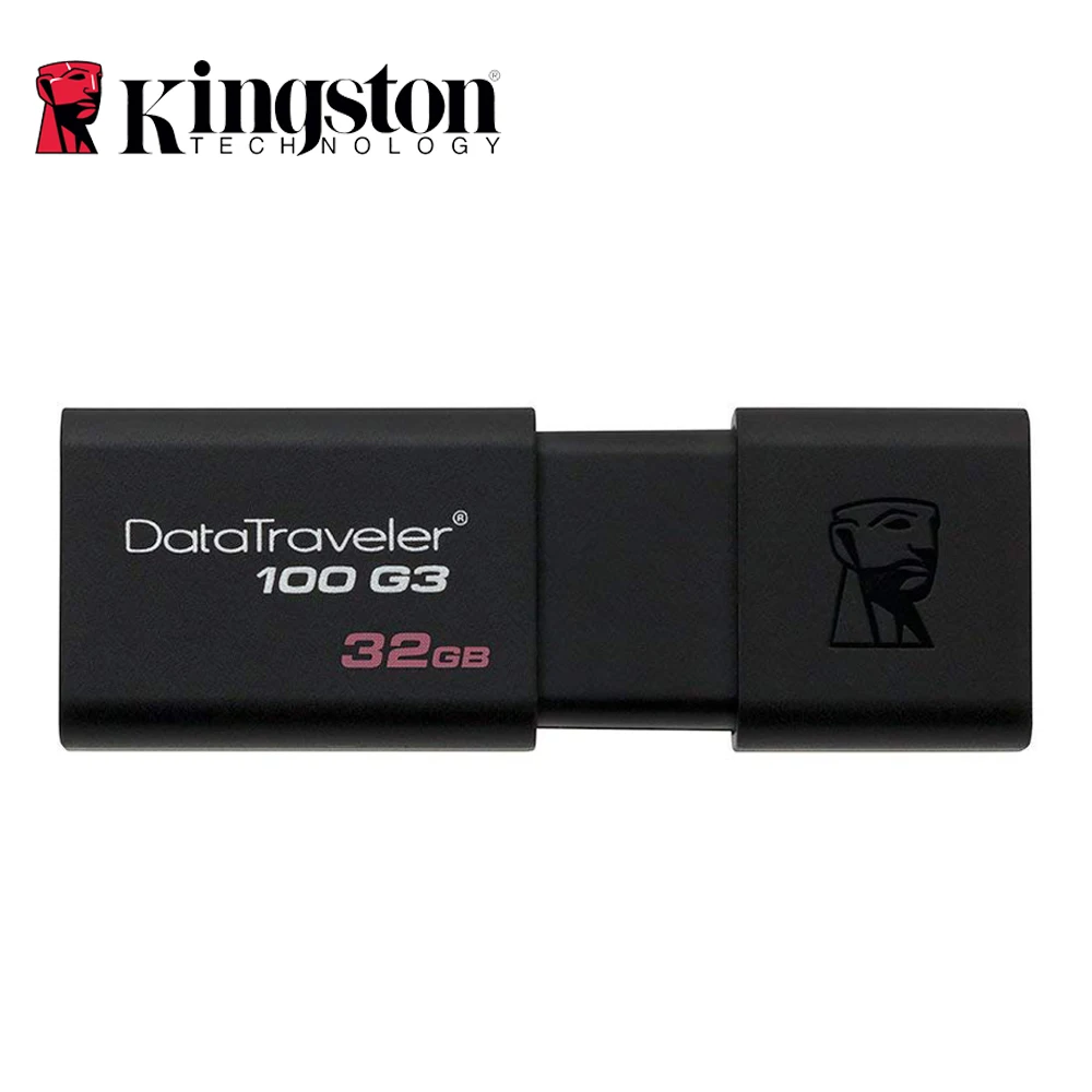 Kingston USB 3 0 флеш накопитель 16 ГБ 32 64 128 Mental Pendrive Stick Ring Memoria DT100G3|USB флэш-накопители| |