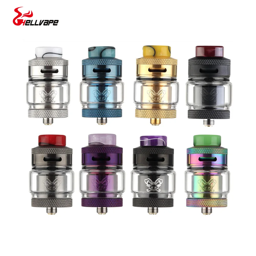 Оригинальный атомайзер Hellvape Dead Rabbit RTA 2 мл 24 мм и 4 5 запасная пузырьковая