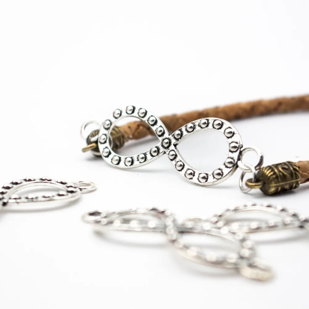 5 units antique silver infinite pendant for bracelet charms jewelry finding suppliers D-3-374 | Украшения и аксессуары