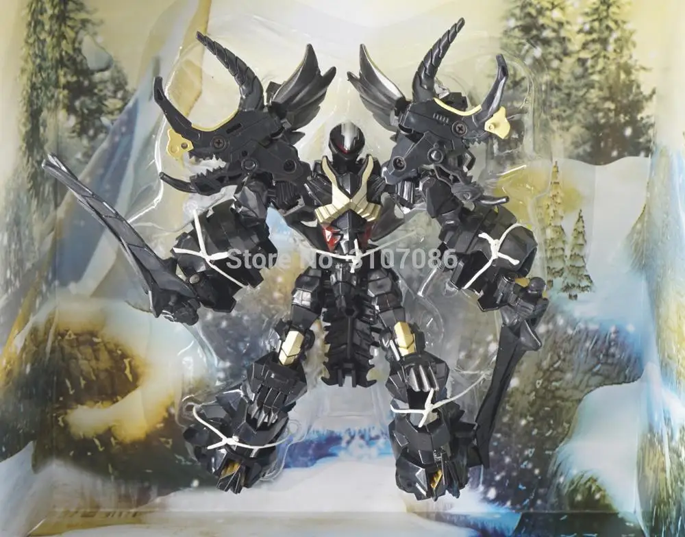 Трансформация фильм WeiJiang Triceratops Dinobot Slug темно-черный боевой урон динозавр сплав негабаритных действий игрушка робот - Цвет: Black