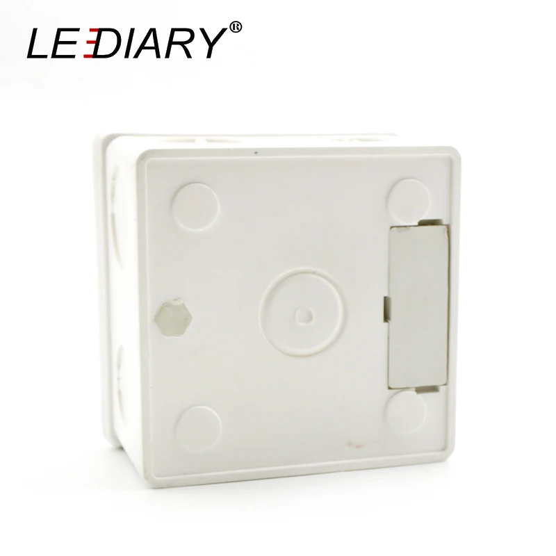 LEDIARY External Mounting Box Wall Plastic For Switch and Sockets 86mm*86mm*33mm Apply Any Position of Surface | Обустройство дома