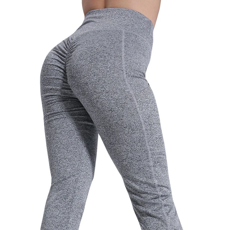 HAHASOLE Pants High Waist Yoga Leggings Sports Wear For Women Gym Tights Woman Fitness HWA2419-49 | Спорт и развлечения