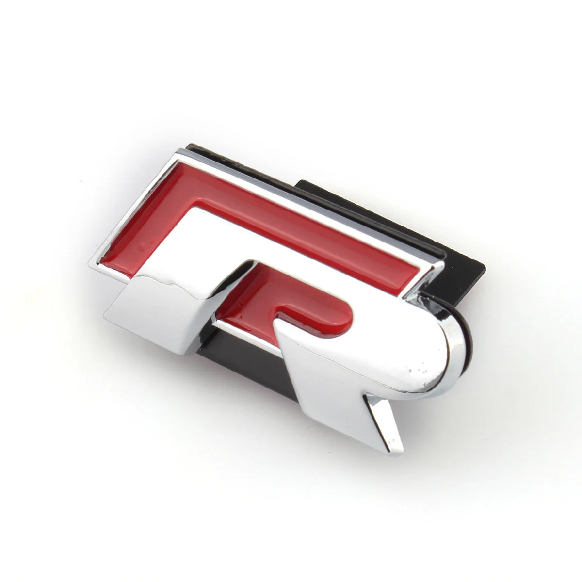 Передняя Хромовая красная R Line значка наклейка на гриль металлическая с