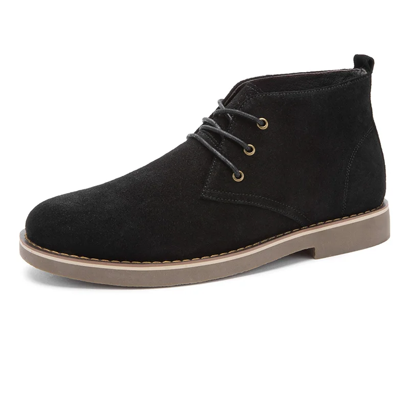 A842266591Black CAMEL/элегантные мужские туфли в стиле ретро мужские вечерние туфли из натуральной замши на шнуровке в деловом стиле - Цвет: A842266591Black