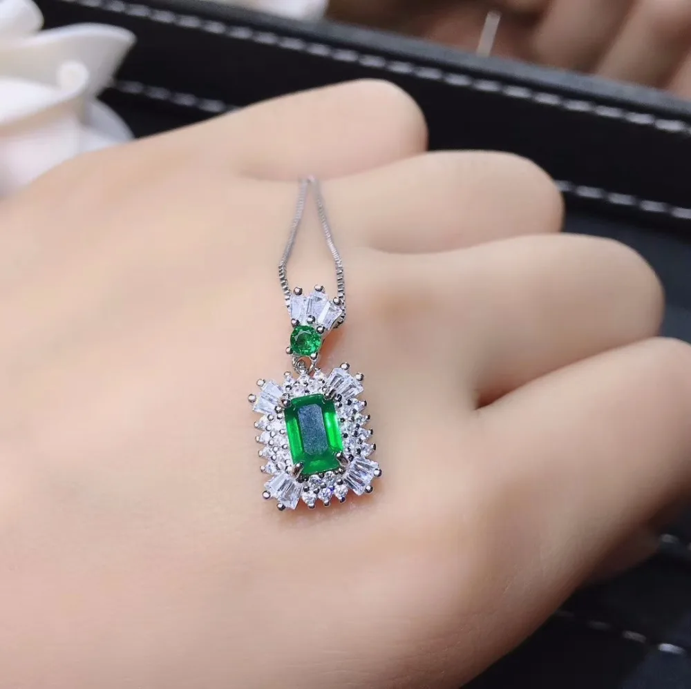 Женский комплект из колье и серёг серебра 925 пробы | Украшения аксессуары