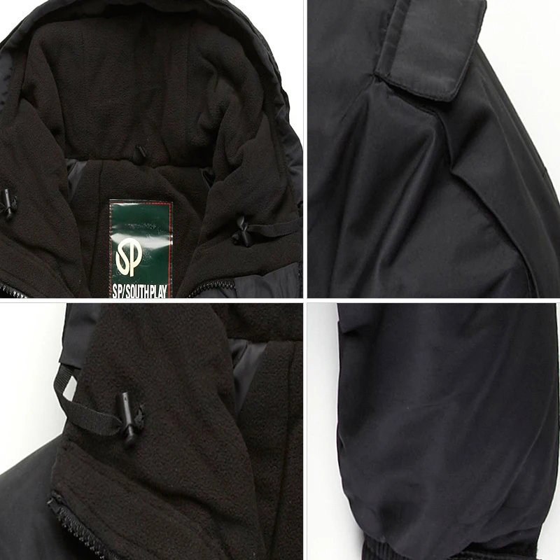New Edition &quotSouthPlay&quot Winter Waterproof Ski-Snowboard Style Up Black Color Coat Jacket | Спорт и развлечения