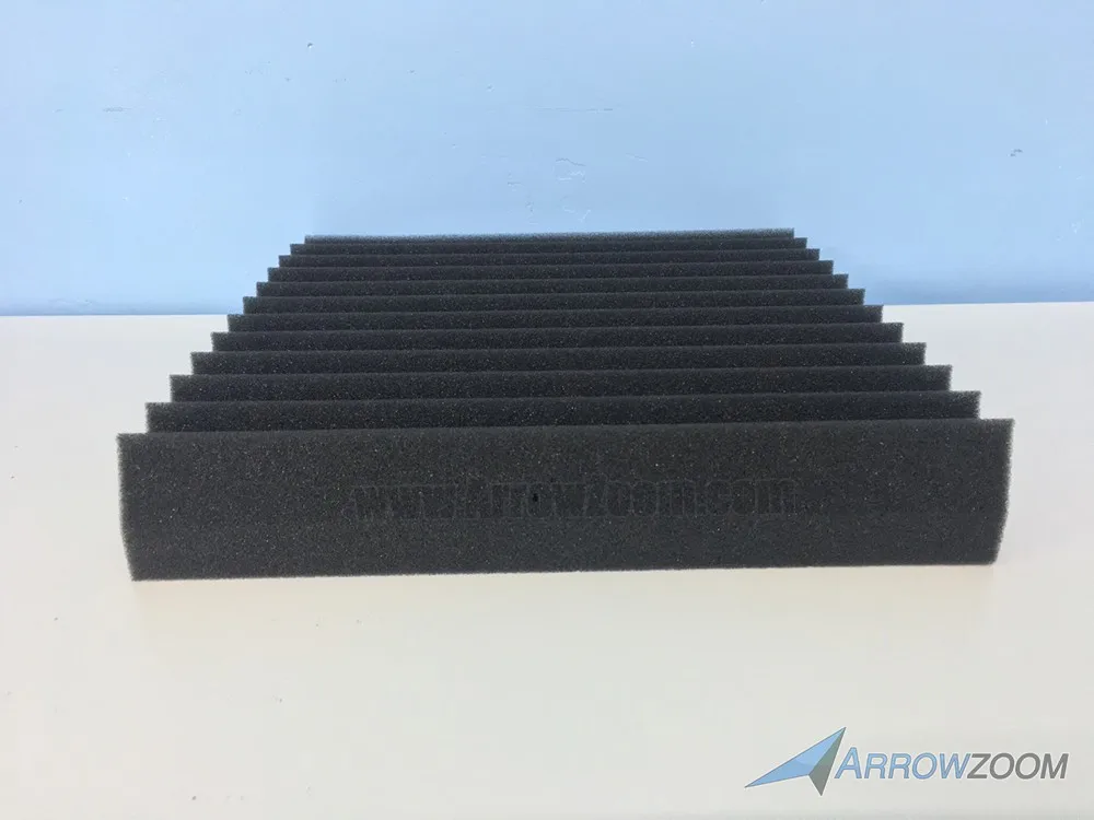 Arrowzoom 48 штук 11," x 11,8" 12T мульти-клиновая плитка студия Звукопоглощающая Панель акустическая обработка пены AZ1167