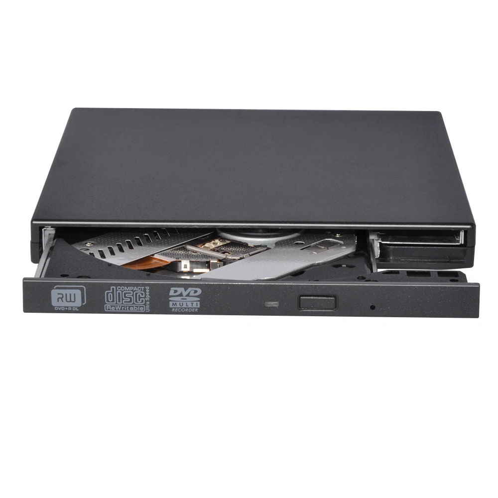 Deepfox USB 3 0 высокоскоростной Внешний привод DVD-R CD горелка оптический CD-RW DVD ROM для