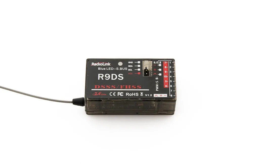 Оригинальный Радиоуправляемый мультироторный передатчик Radio Ink R9DS 2 4G 9CH DSSS и