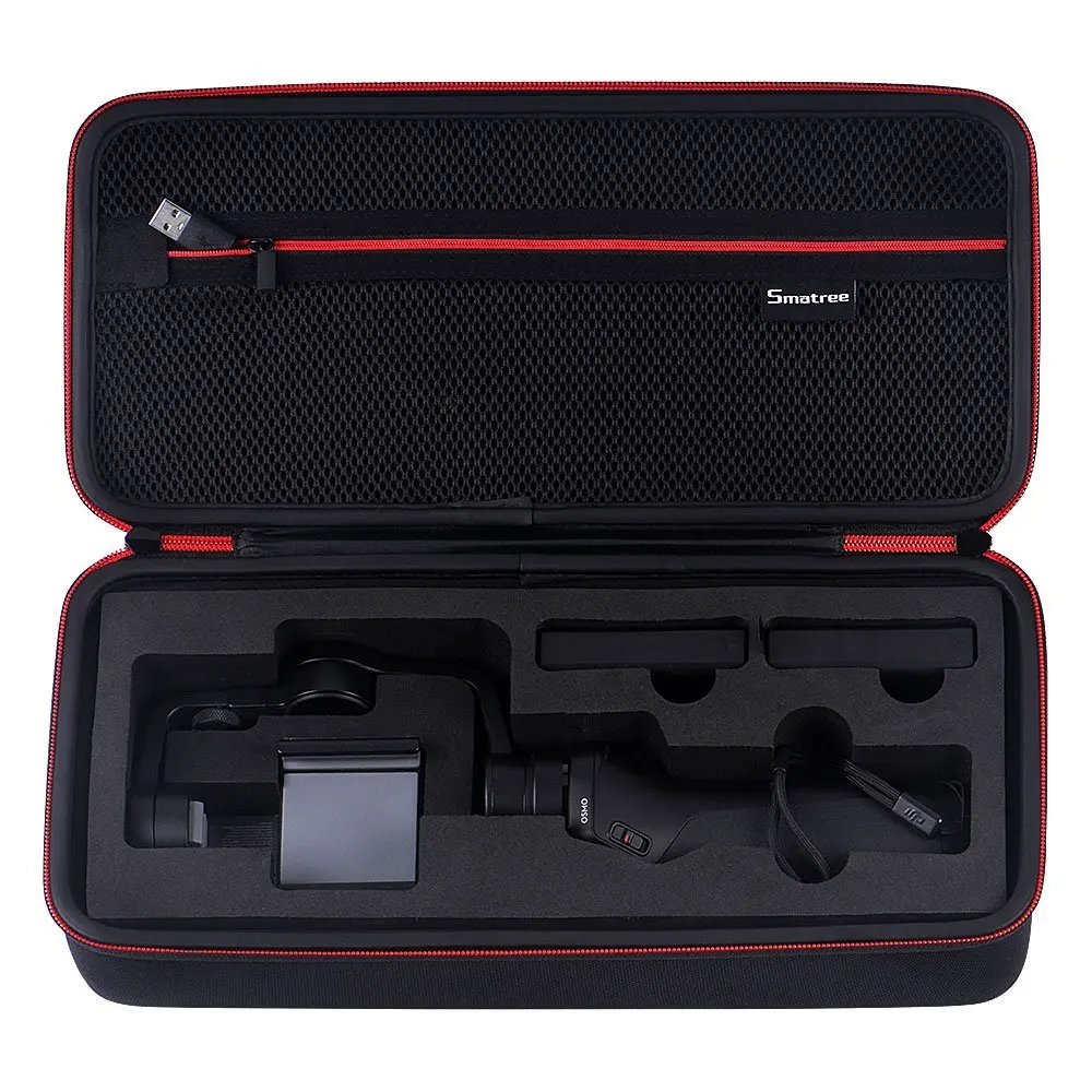 Smatree D300 3 чехол для DJI Osmo Mobile с предварительно вырезанным пенопласт сумка хранения