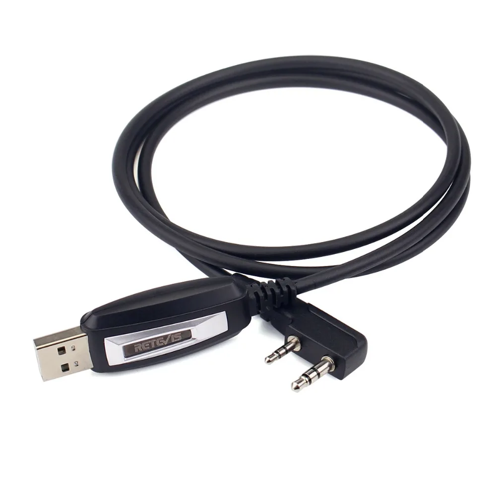 2Pin USB кабель для программирования RETEVIS H777 RT22 RT24 RT 5R RT81 RT15 RT80 Kenwood Baofeng UV UV5R 82 888 S