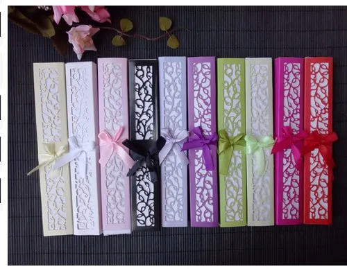 50 шт./лот индивидуальный заказ имя жениха и невесты дата Шелковый складной ручной