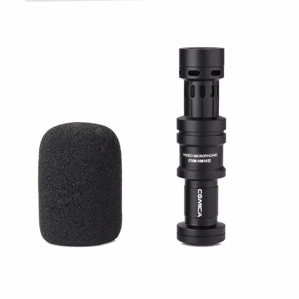 Видео-микрофон Comica для DJI OSMO GoPro и Micro Camera муфта от ветра + чехол переноски