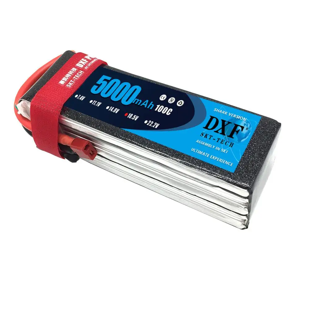 Графеновый аккумулятор DXF Lipo 5S 18 5 в 5000 мАч 100C Burst 200C XT90 XT60 T ремешок с высокой