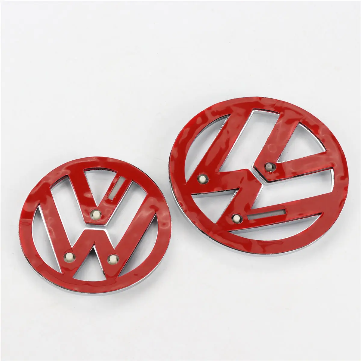 2 шт. хромированная эмблема для переднего гриля 110 мм + логотип на задней крышке