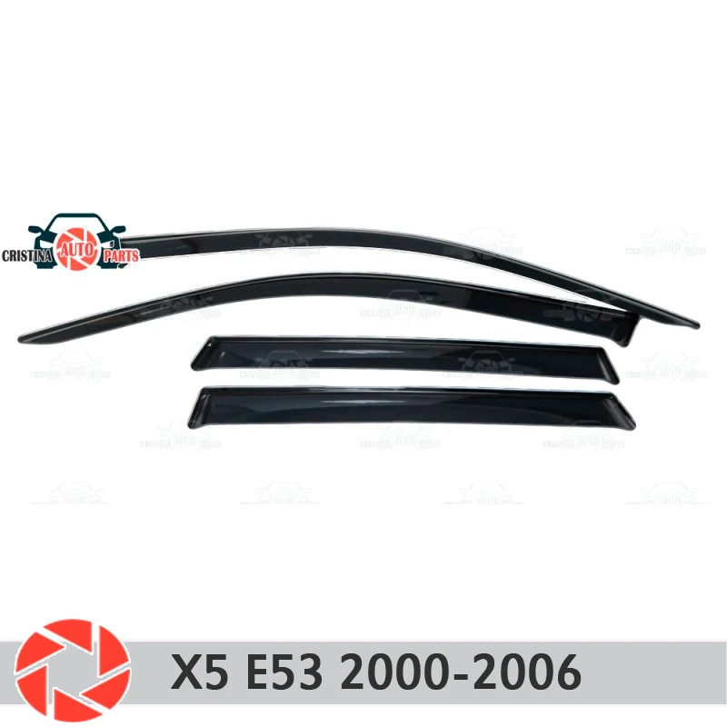 Оконный дефлектор для BMW X5 E53 2000 2006 от дождя защита грязи украшение автомобиля