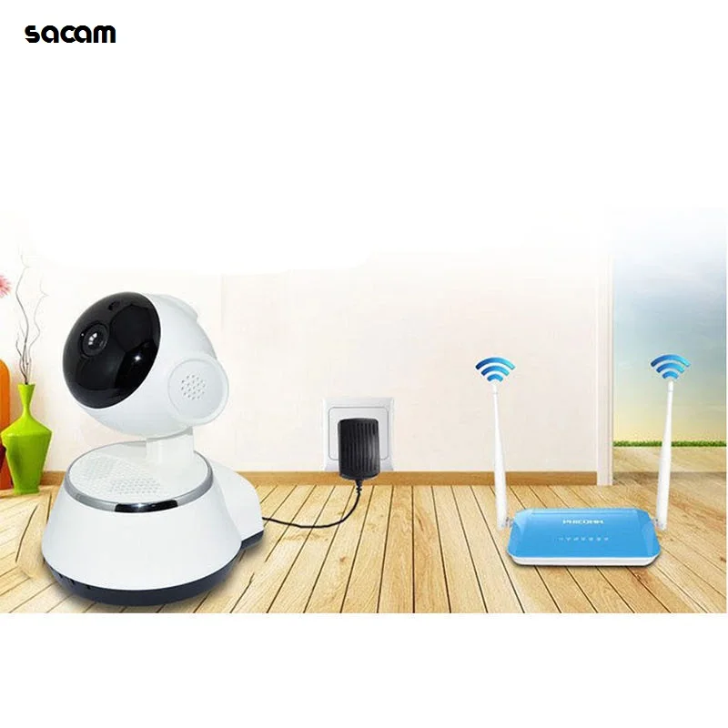IP-камера купольная Беспроводная с поддержкой разрешения 720P Wi-Fi | Безопасность и