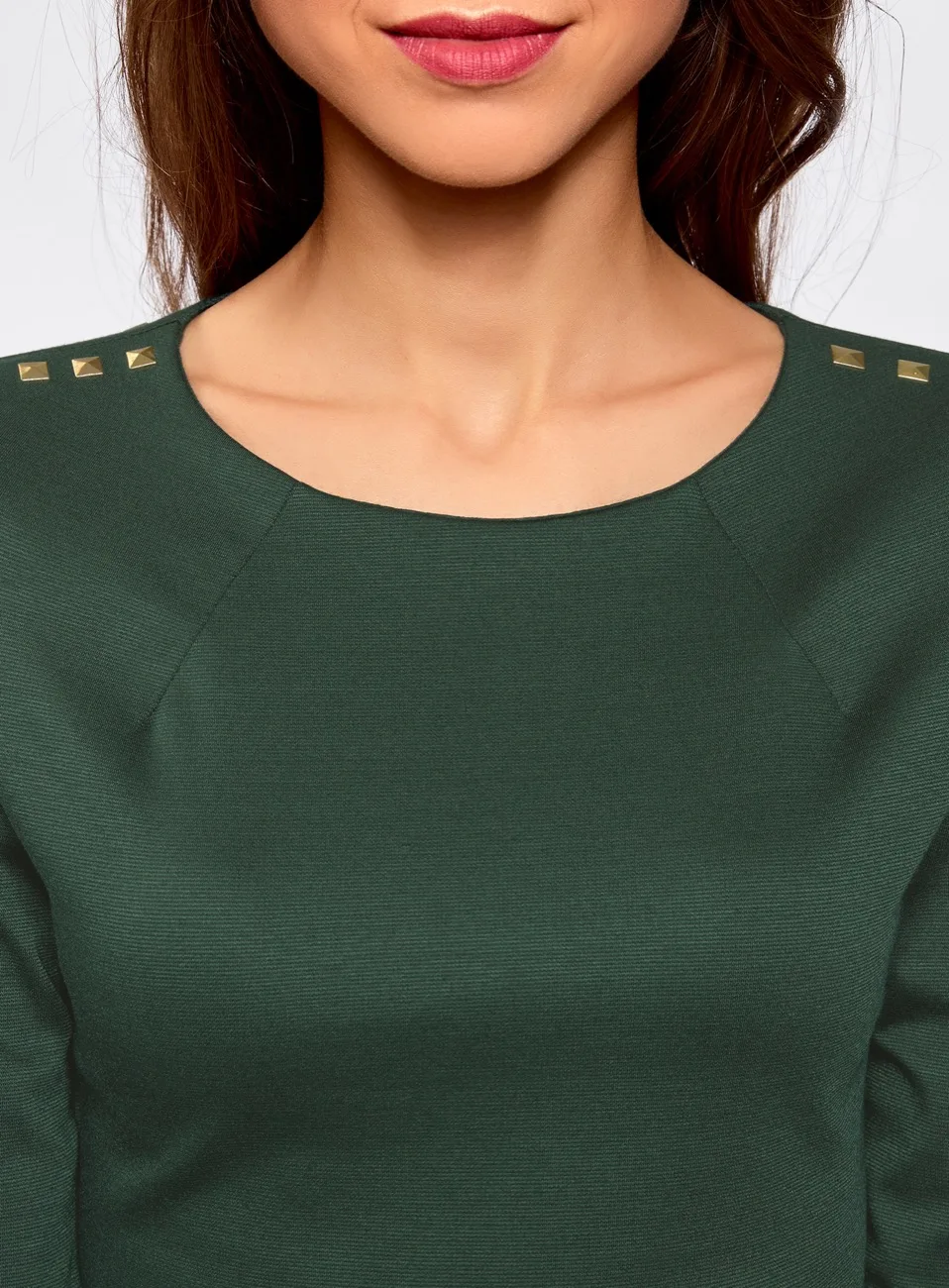 oodji Блузка на молнии с рукавом 3/4 14201026 18610|blouses and shirts|shirts blousesblouse blouse |