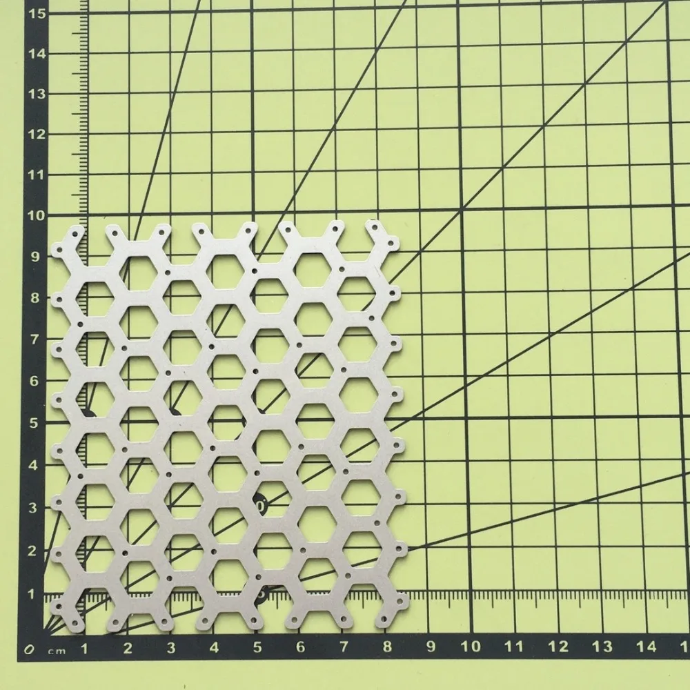 Металлические трафареты для резки ArtScrap Honeycomb сделай сам скрапбукинг карточка
