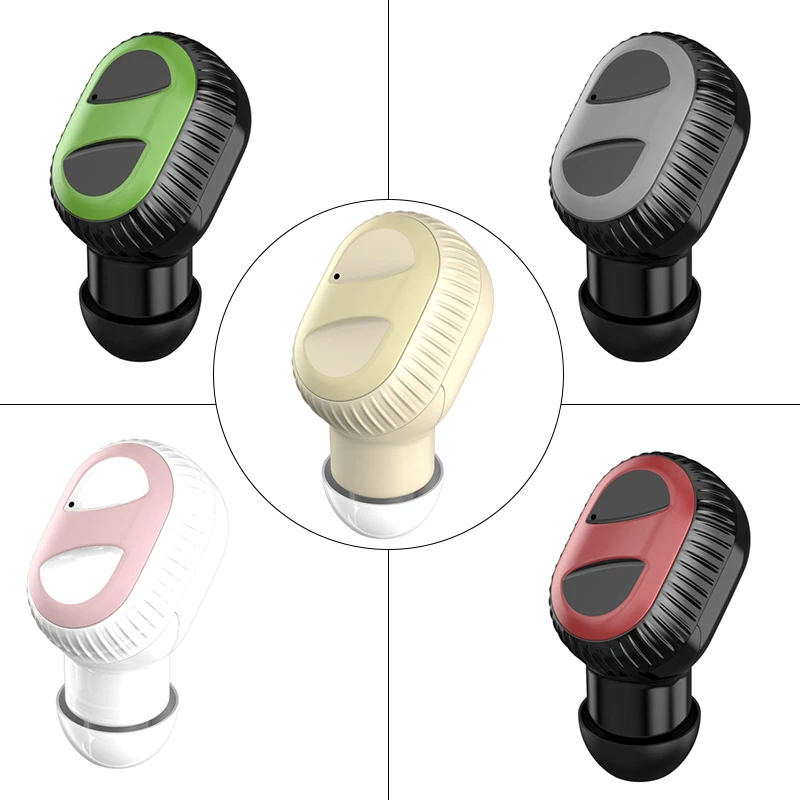 Мини Bluetooth беспроводные наушники спортивные наушники Blutooth наушники Handsfree наушники гарнитура вкладыши футляр для наушников для телефона