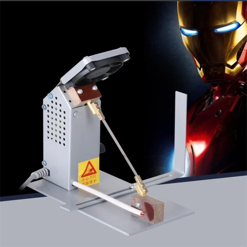 

220V Hot Cutter Electric Knife Ribbon Cutter Rubber Belt Marks Lace Magic Sticker Nylon Satin Ribbon Heat Cutting Machine