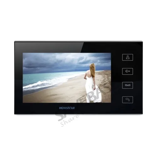 HOMSECUR 7 &quotHands free видео домофон система вызова + 700TVLine открытый мониторинг TC031 TM704