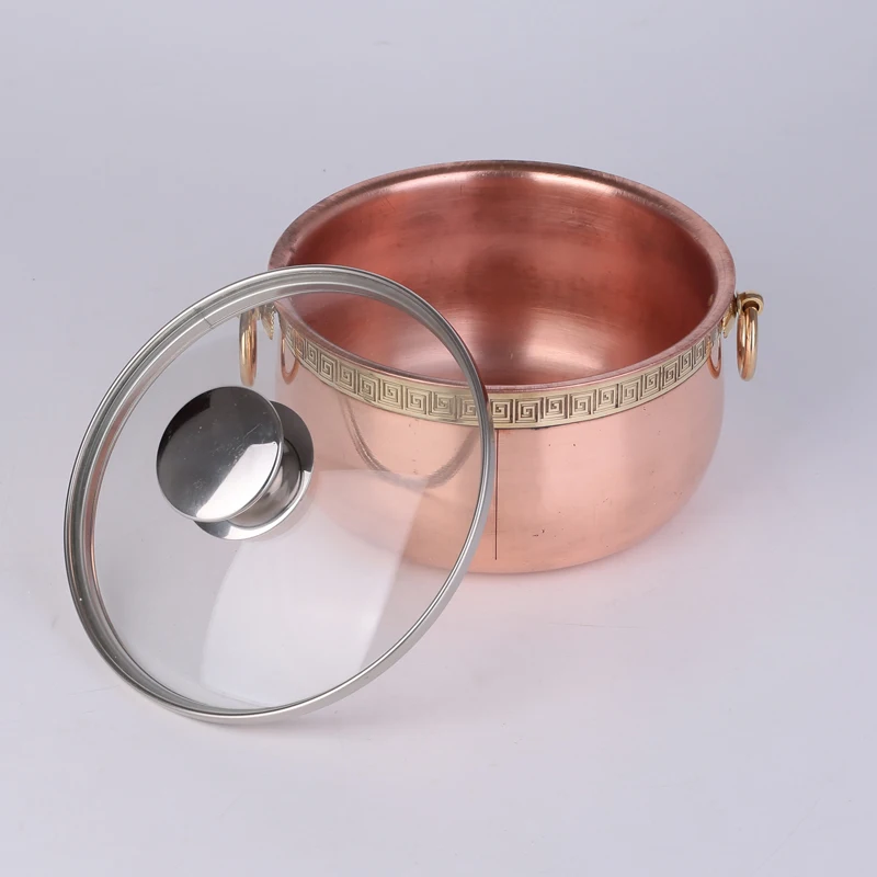 18 см одиночный чистый фиолетовый медный электромагнитная печь маленький горячий