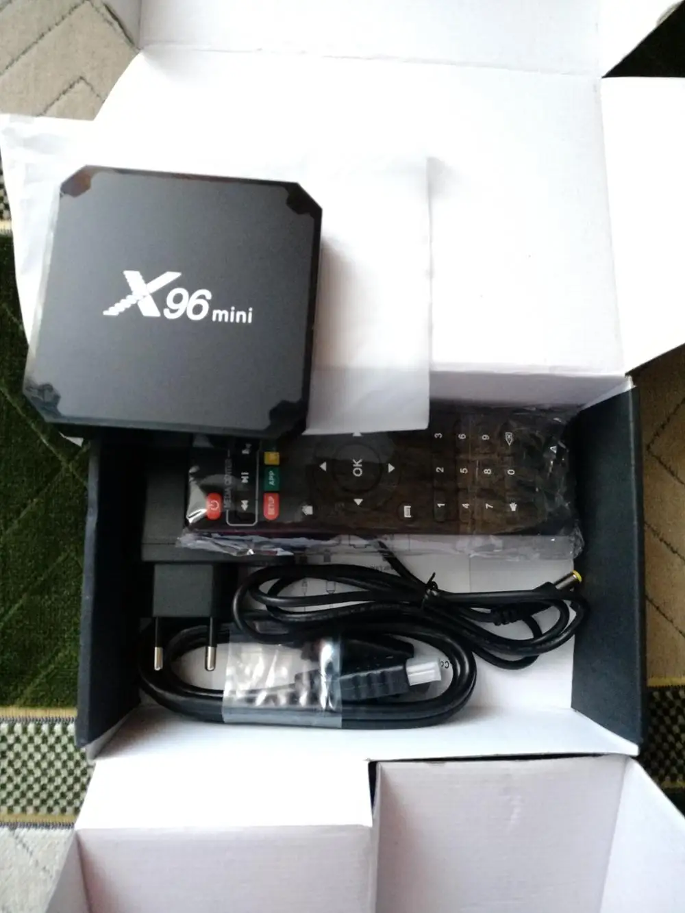 Vontar X96 мини Android ТВ-приставка Amlogic S905W четырехъядерный 2,4G WiFi X96mini Android 7,1 смарт-приставка 4K медиаплеер