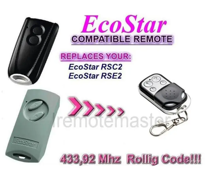 Пульт дистанционного управления Hormann Ecostar RSE2 RSC2 433 МГц|Пульты ДУ| |