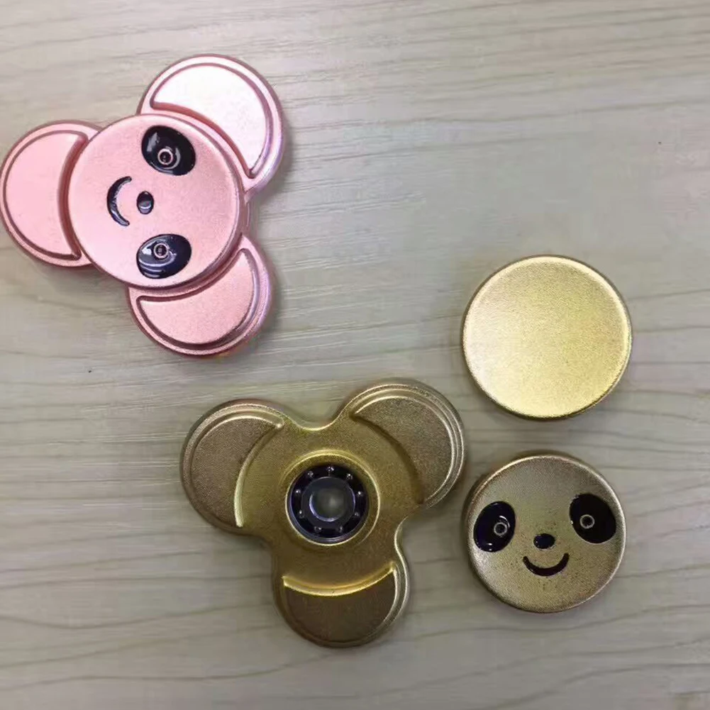 Small Kids Adult Panda Pattern Ceramic Bearing Hand Spinner Alloy Figure Toys | Игрушки и хобби