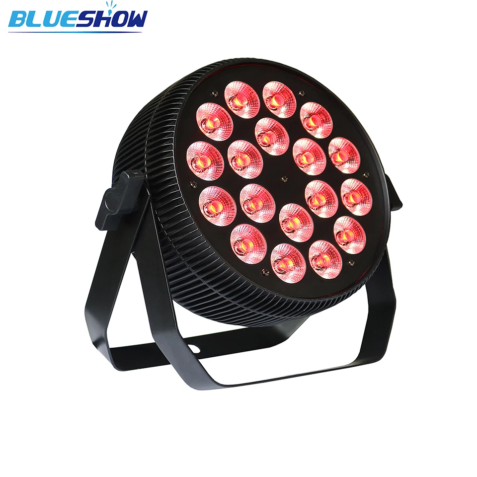 Без налога на заказ 8 шт./лот плоский DJ par свет RGBWA 5в1 18x12 Вт LED Par огни RGBW 4в1 18x10 диско