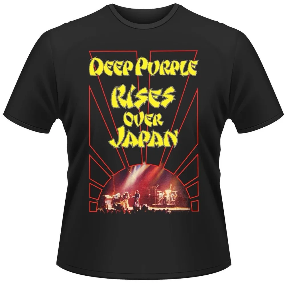 Футболки Летние Известные Одежда мужская С Коротким Рукавом Zomer Экипаж Шеи Deep Purple