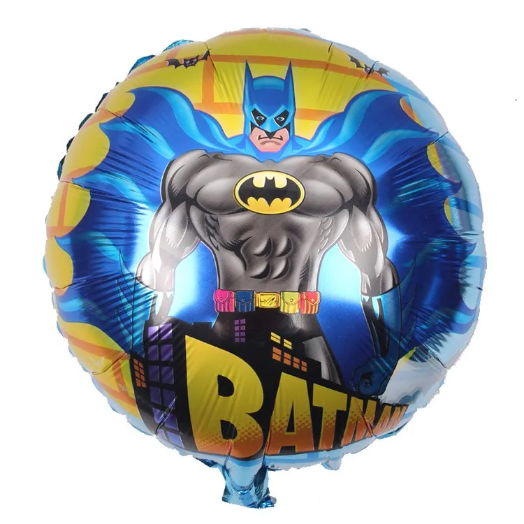 Ballons 10pcs Бэтмен тематическая вечеринка на день рождения Декор бумажная салфетка под тарелку кружку соломенный баннер/Флаг коробка для конфет посуда набор детский душ вечерние принадлежности - Цвет: Ballons 10pcs