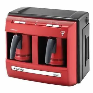 

Beko Arcelik Lal TURKISH COFFEE MACHINE COFFEE MAKER AUTOMATIC WATER RESERVOIR