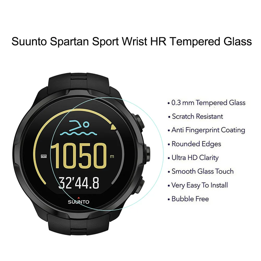 Для Suunto Spartan Sport Wrist HR Защитная пленка для экрана из закаленного стекла 9H 2.5D