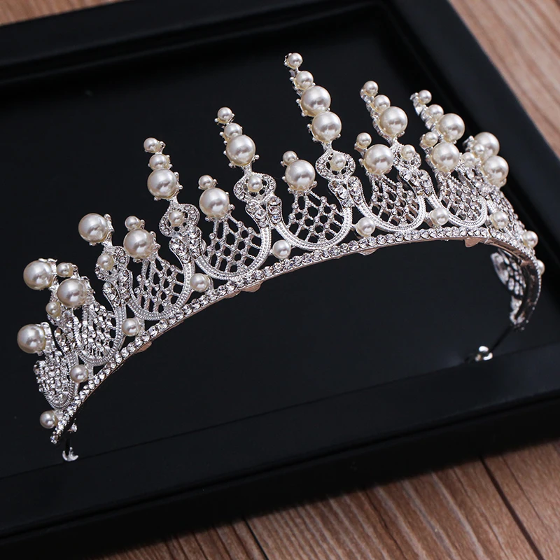 Новинка Joias acessorios do cabelo casamento de Cristal ободок для волос Simulado Perola nupcial videira Coroa головной