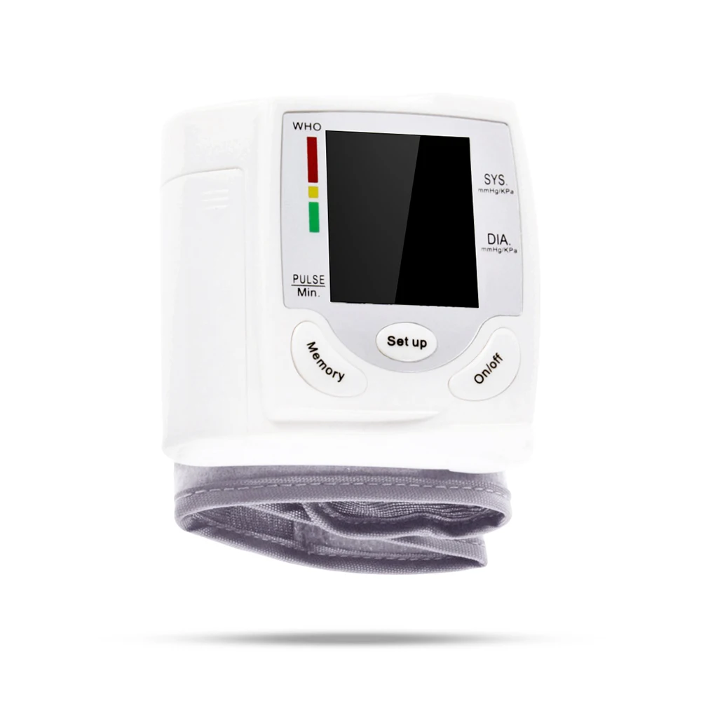Wrist Blood Pressure OLIECO цифровой Быстрый точный измеритель артериального давления на запястье портативный Электрический ЖК-дисплей измеритель пульса Диагностический прибор CE - Цвет: Wrist Blood Pressure