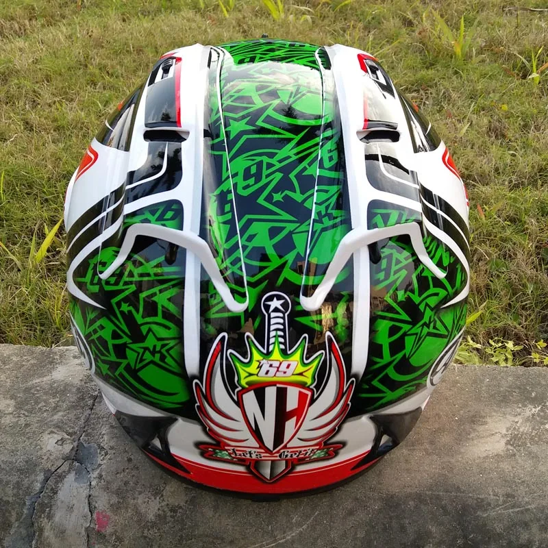 Мотоциклетный шлем на все лицо зимний сезон круглый год гоночный безопасный