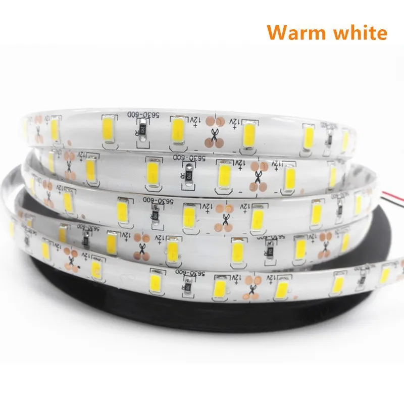 5 м Светодиодная лента DC 12 В 5050 RGB RGBW RGBWW 60 Светодиодный s/M гибкий светильник белый