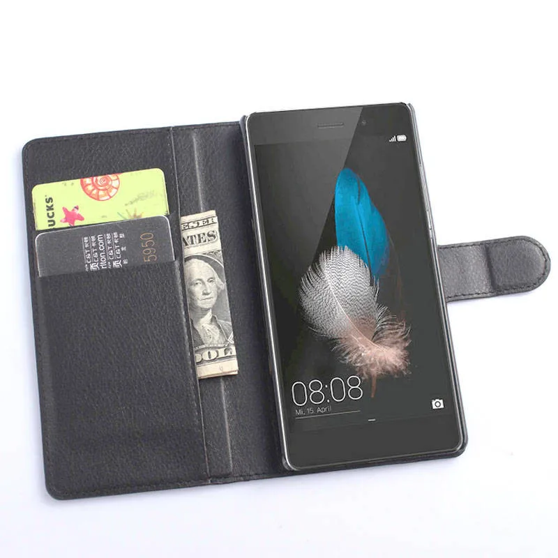 Чехол для Huawei P8 Lite роскошная задняя крышка из искусственной кожи чехол телефона |