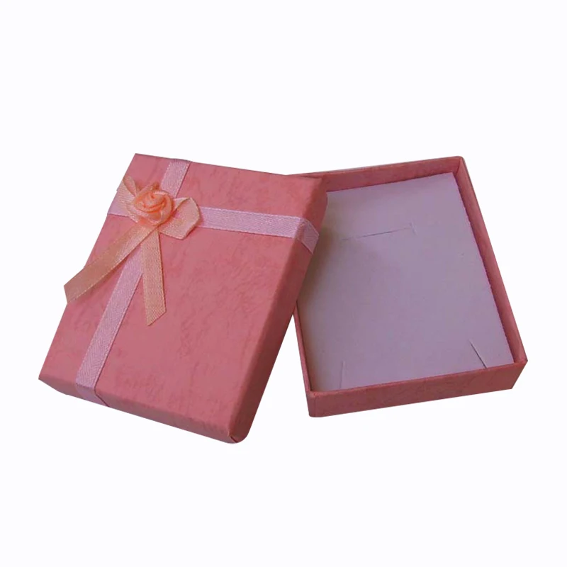 24 шт. бумажная шкатулка для ювелирных изделий 7x8x2 5 см|box with sponge|gift boxgift boxes free shipping |