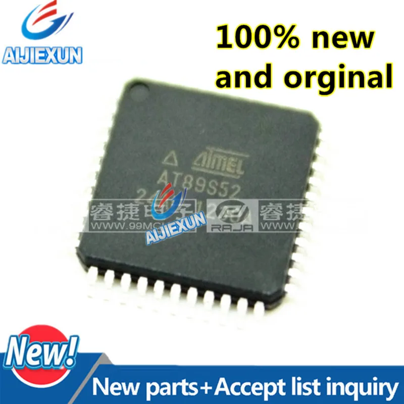 

10 шт. 100% новый и оригинальный AT89S52-24AU AT89S52 89S52-24AU at89s52 QFP44 в наличии на складе